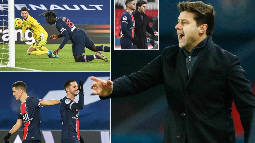 PSG giành chiến thắng đầu tiên dưới thời HLV Mauricio Pochettino