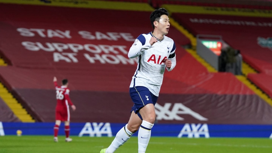 Son Heung Min nhận danh hiệu “Cầu thủ quốc tế xuất sắc nhất năm 2020”