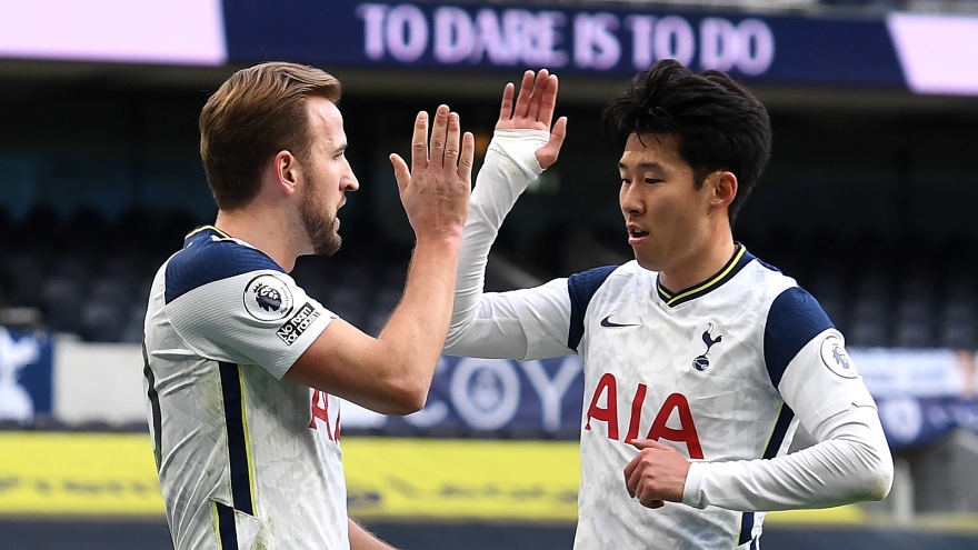 Son-Kane thăng hoa, Tottenham trở lại mạch thắng