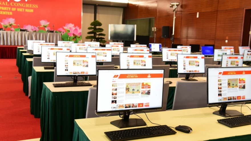 Press Centre for 13th National Party Congress ready to open on January 22