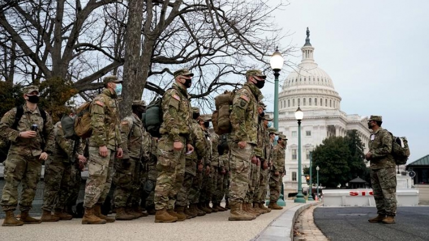 Hàng nghìn quân lính được huy động bảo vệ lễ nhậm chức của ông Biden