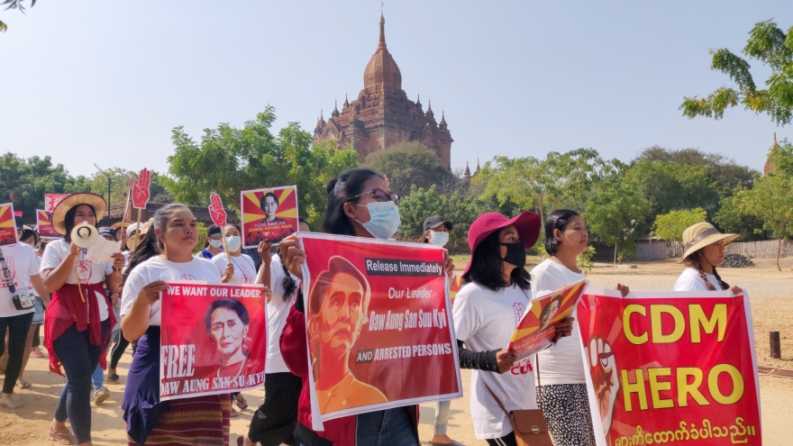 Mỹ hoan nghênh Anh và Canada trừng phạt các quan chức quân đội Myanmar