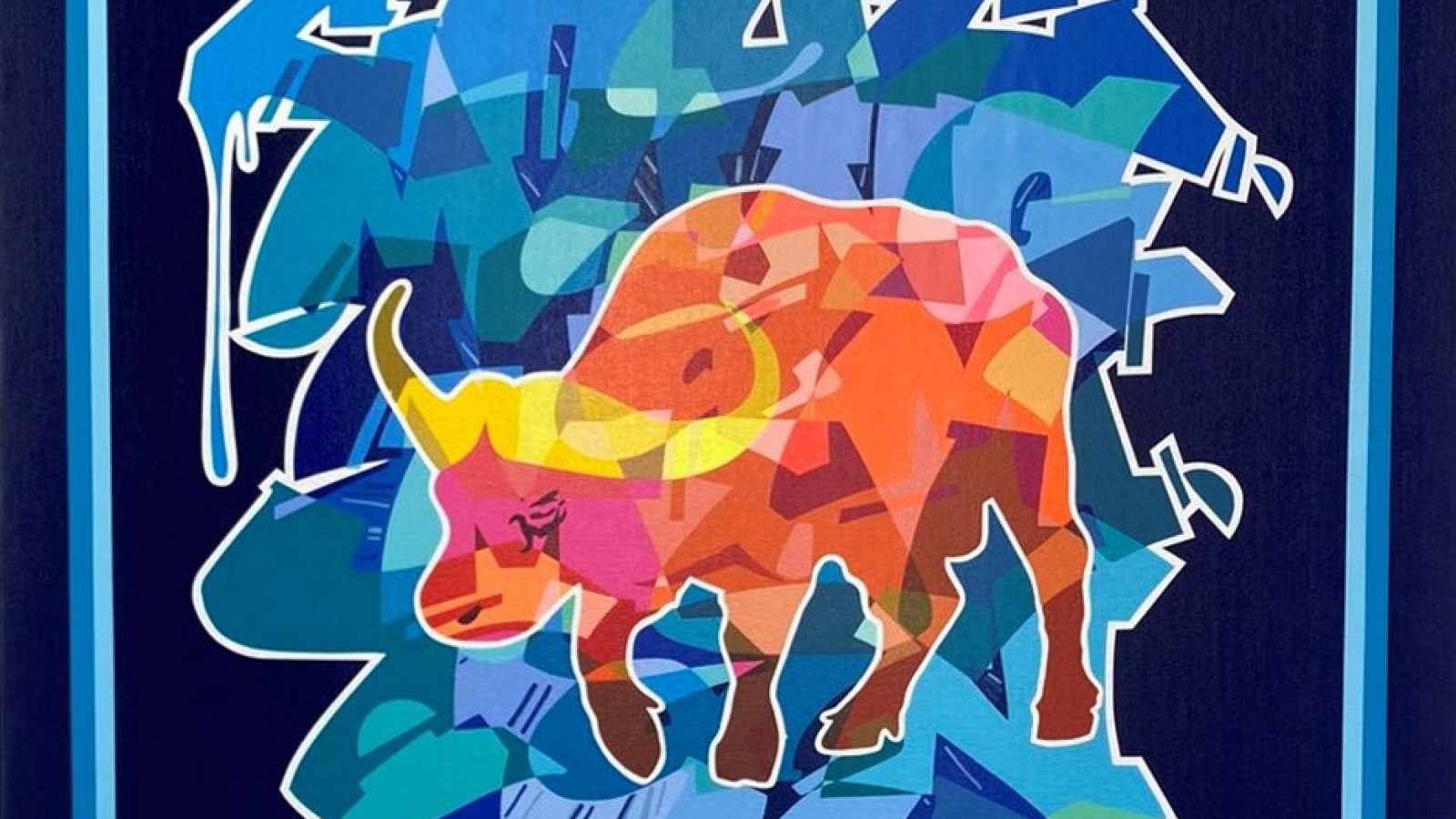 Biểu tượng Tân Sửu thăng hoa trong nghệ thuật đường phố Graffiti