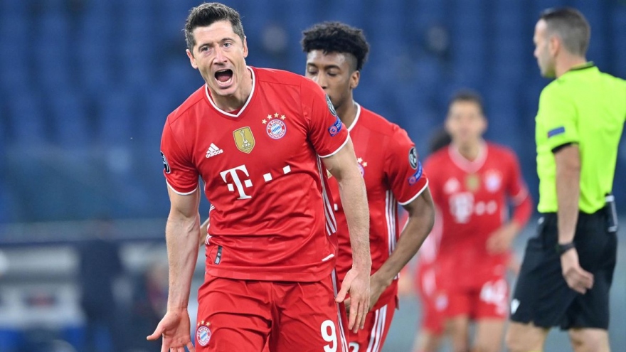 "Hủy diệt" Lazio, Bayern Munich tiến sát tứ kết Champions League 