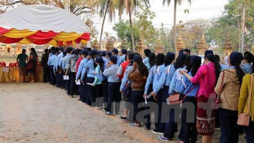 Hơn 4.279.000 cử tri Lào tham gia bầu cử Đại biểu Quốc hội khóa IX