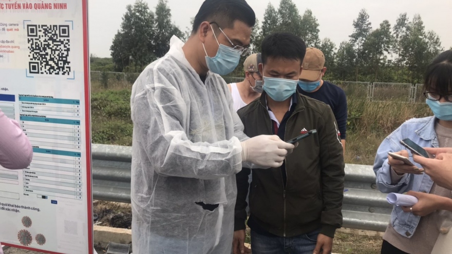 Khai báo y tế điện tử đẩy nhanh quá trình kiểm soát người ra vào tỉnh Quảng Ninh