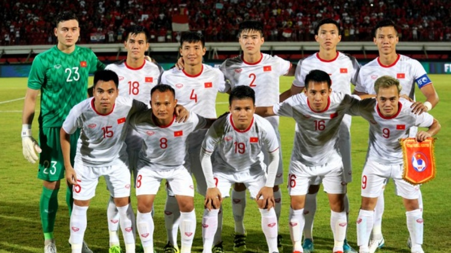Vietnamese national team remain 93rd in latest FIFA rankings