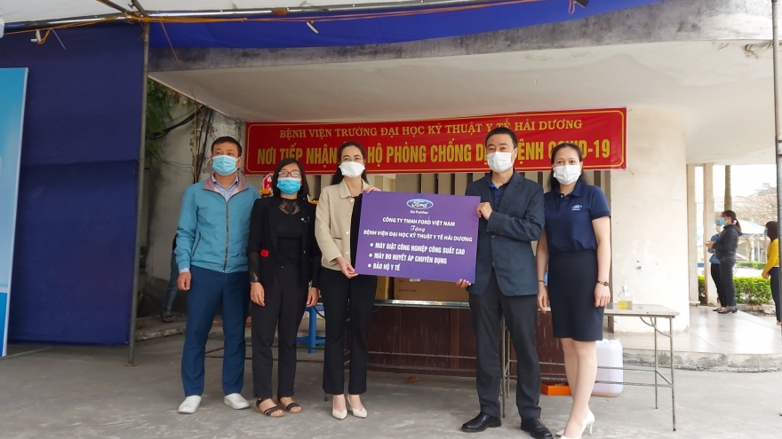 Ford Việt Nam hỗ trợ tỉnh Hải Dương phòng, chống dịch Covid-19
