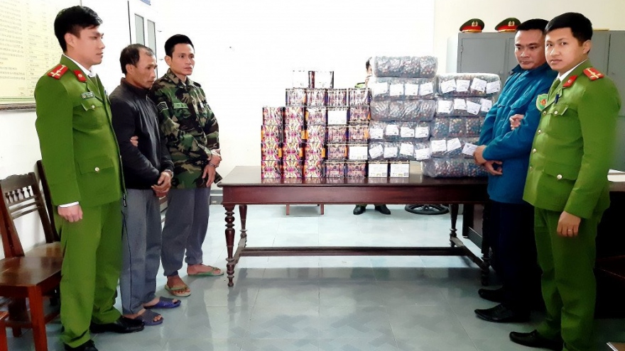 Nghệ An, Hà Tĩnh: Trấn áp tội phạm buôn bán ma túy, pháo nổ 
