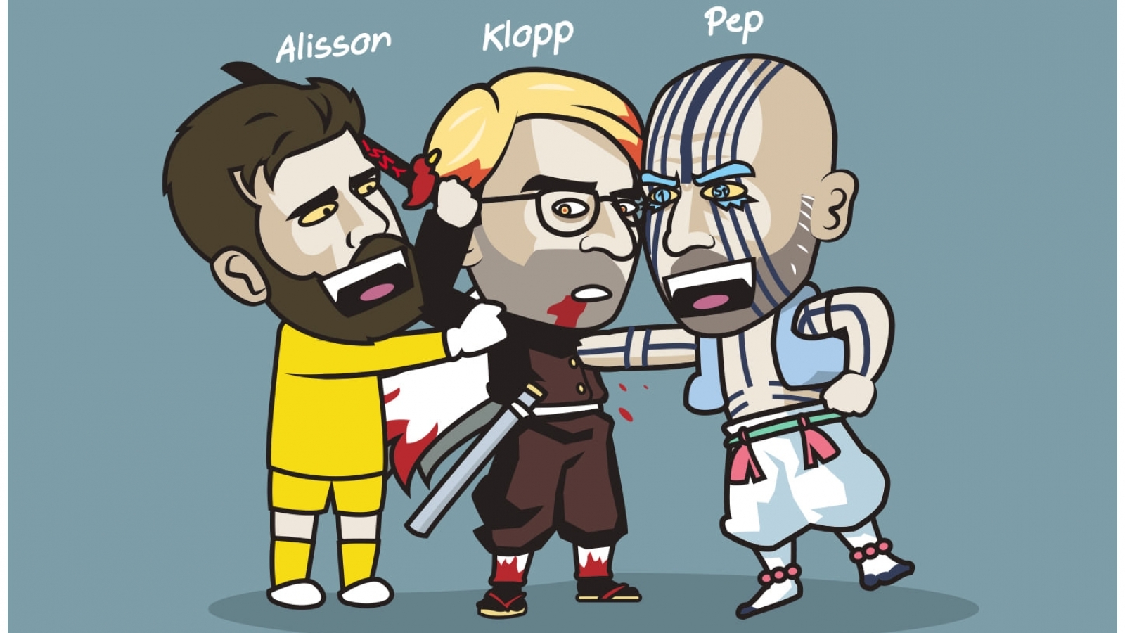 Biếm họa 24h: Alisson "tiếp tay" để Pep Guardiola hạ gục Jurgen Klopp