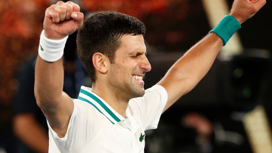 Thắng dễ Medvedev, Djokovic lần thứ 9 vô địch Australian Open