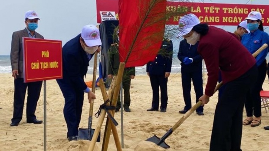 Vice President joins tree-planting festival in Quang Binh