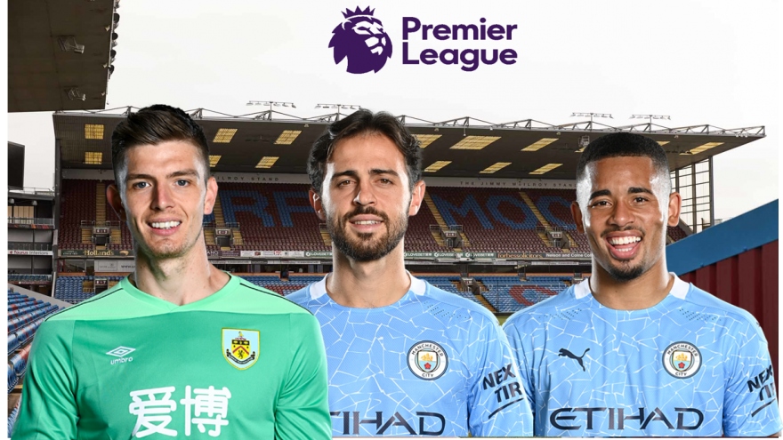 Dự đoán kết quả, đội hình xuất phát trận Burnley - Man City