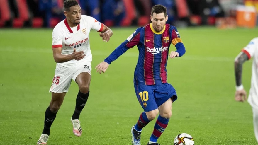 Messi im tiếng, Barca thua "đau" Sevilla ở bán kết Cúp Nhà vua 