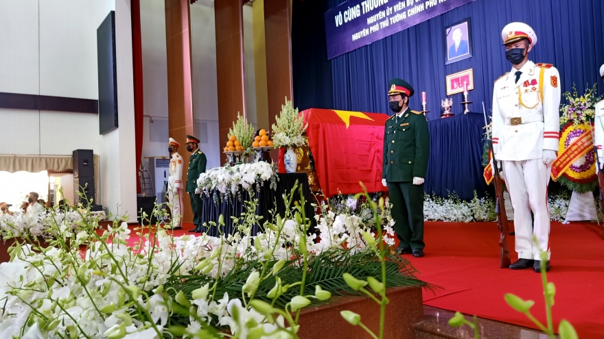 Hình ảnh: Lễ viếng nguyên Phó Thủ tướng Trương Vĩnh Trọng tại Bến Tre