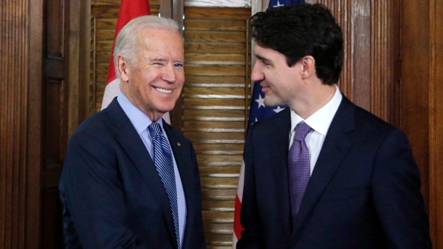 Tổng thống Mỹ và Thủ tướng Canada lần đầu tiên gặp nhau