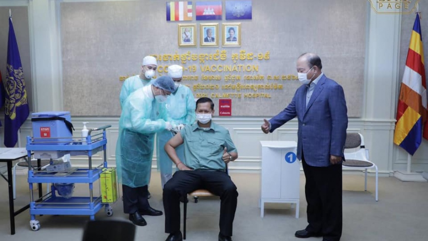 Campuchia chính thức triển khai tiêm vaccine ngừa Covid-19 trên diện rộng