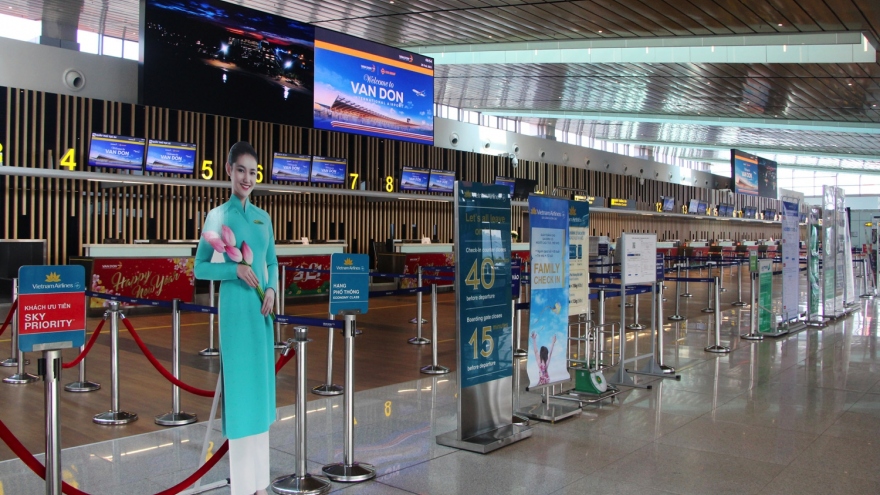 Quảng Ninh sẵn sàng các điều kiện để sân bay Vân Đồn hoạt động trở lại