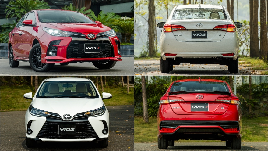 Toyota Vios 2021 điều chỉnh thiết kế, thêm phiên bản thể thao