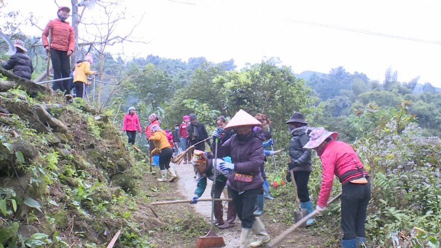 Hơn 27.000 người huyện Bảo Thắng tham gia vệ sinh môi trường