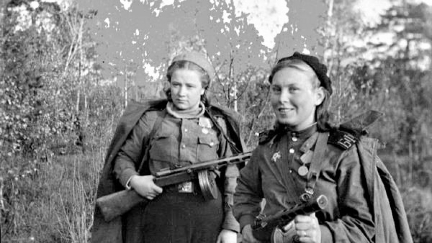 Hồng quân Liên Xô từng có đơn vị nữ bộ binh