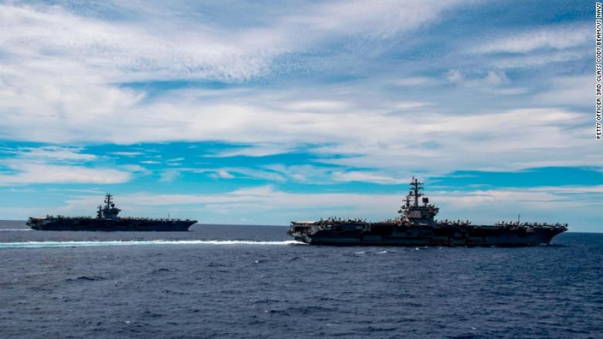 Hải quân Mỹ “lo ngại” song sẵn sàng đối đầu Trung Quốc ở Biển Đông và các khu vực khác