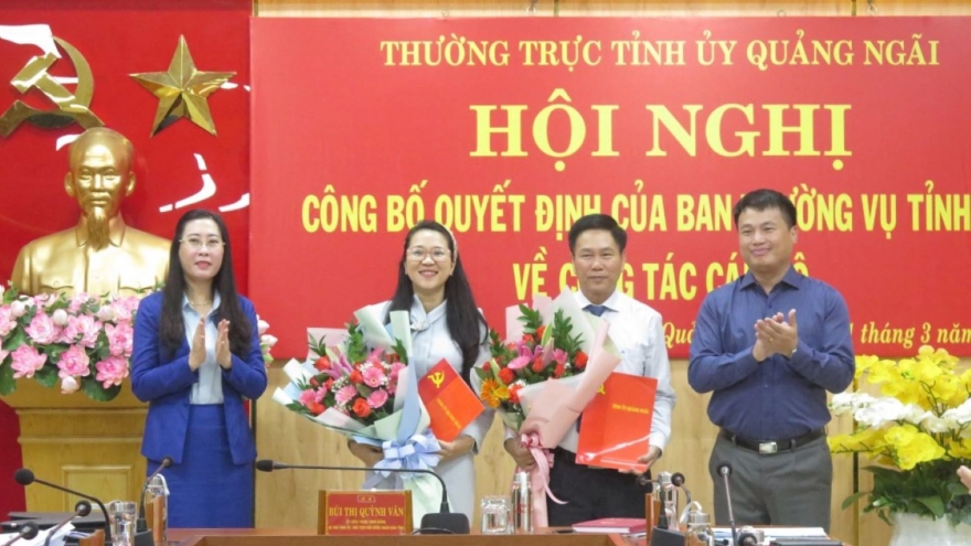 Quảng Ngãi: Bổ nhiệm Chánh Văn phòng UBND tỉnh và Giám đốc sở Tài Chính