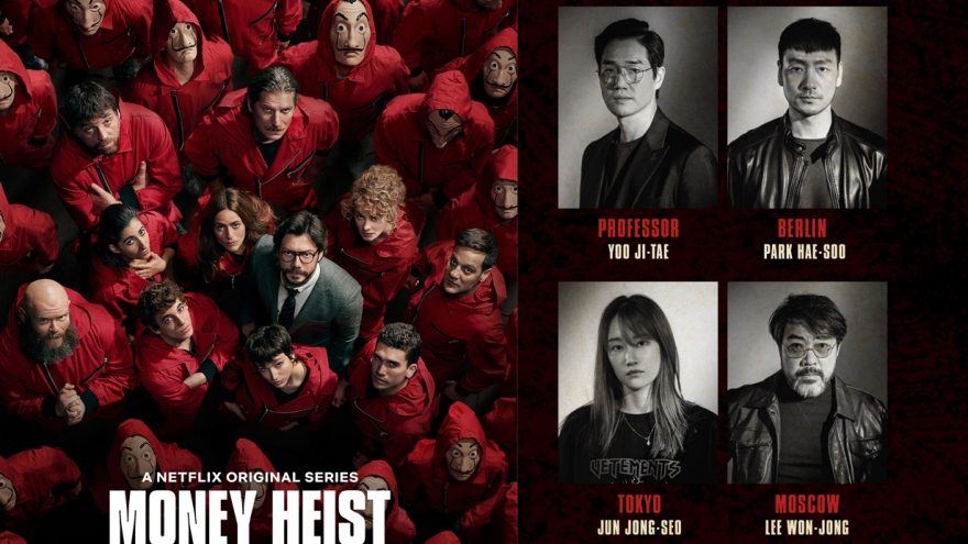 "Money Heist" phiên bản Hàn Quốc công bố dàn diễn viên đình đám