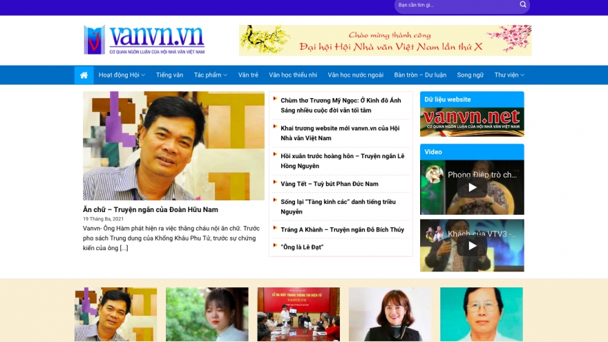 Hội Nhà văn Việt Nam ra mắt trang thông tin điện tử, thúc đẩy quảng bá văn học Việt