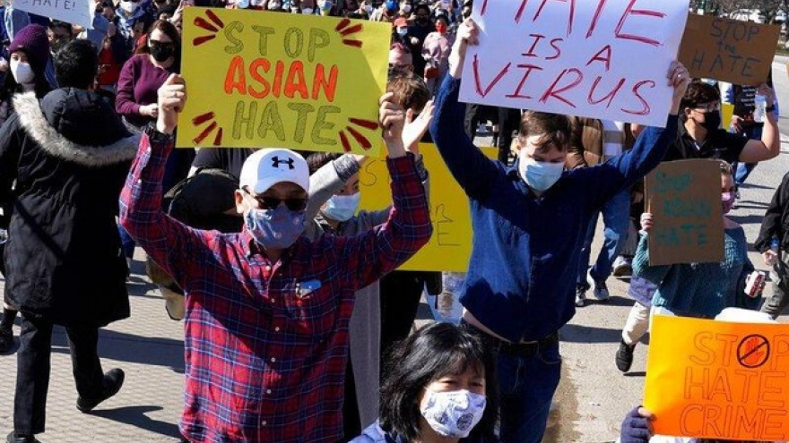 Nhiều cuộc biểu tình ủng hộ người gốc Á diễn ra tại Mỹ