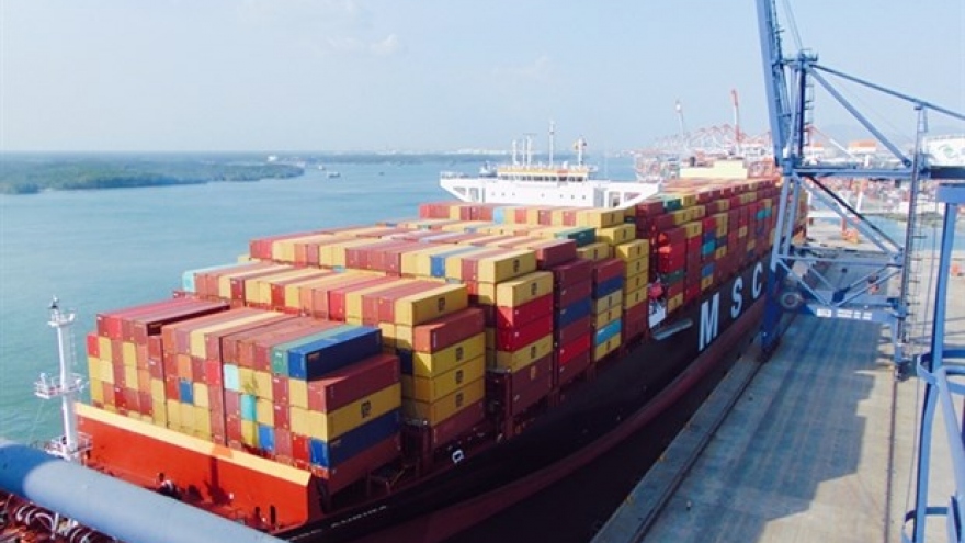 Cai Mep-Thi Vai port receives giant container vessel