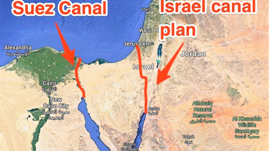 Mỹ từng có kế hoạch dùng 520 quả bom hạt nhân tạo một kênh đào thay thế Suez
