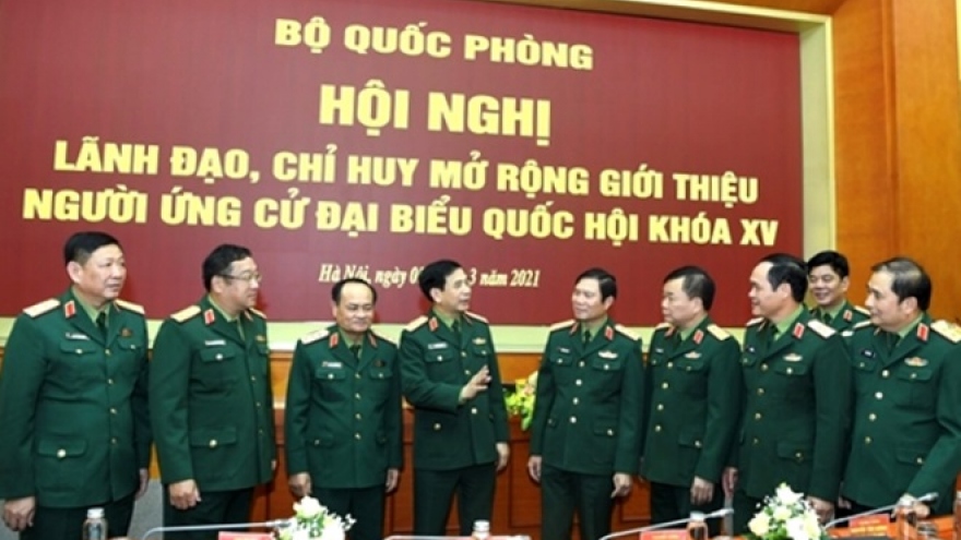 Quốc hội khóa XV có 33 đại biểu quân đội