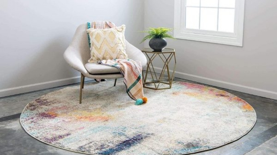 Gợi ý những mẫu thảm tròn trang trí nhà cửa được yêu thích nhất