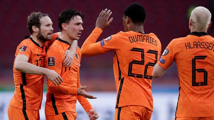 Depay ghi dấu ấn, Hà Lan giành chiến thắng đầu tay tại vòng loại World Cup 2022