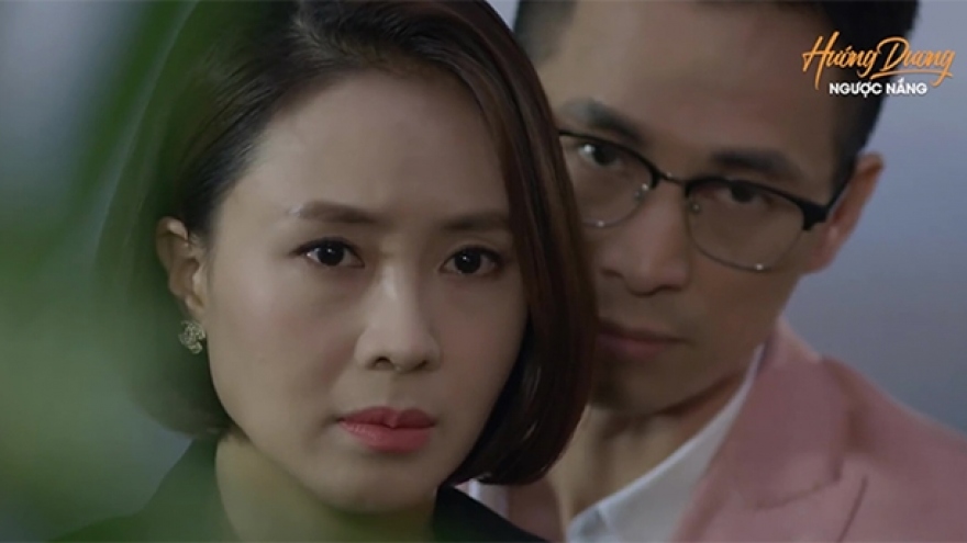 "Hướng dương ngược nắng" tập 37: Kiên cố tình hôn Minh để Châu nhìn thấy