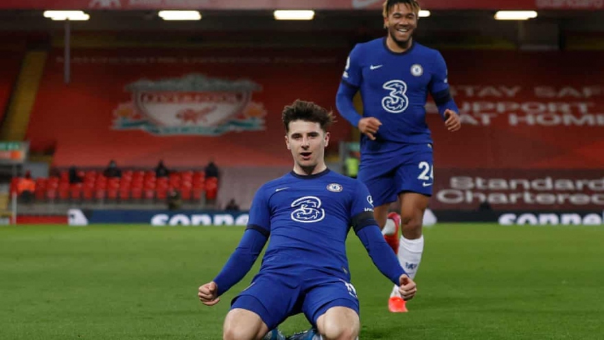 Mason Mount ghi bàn đẹp mắt, Chelsea thắng thuyết phục Liverpool