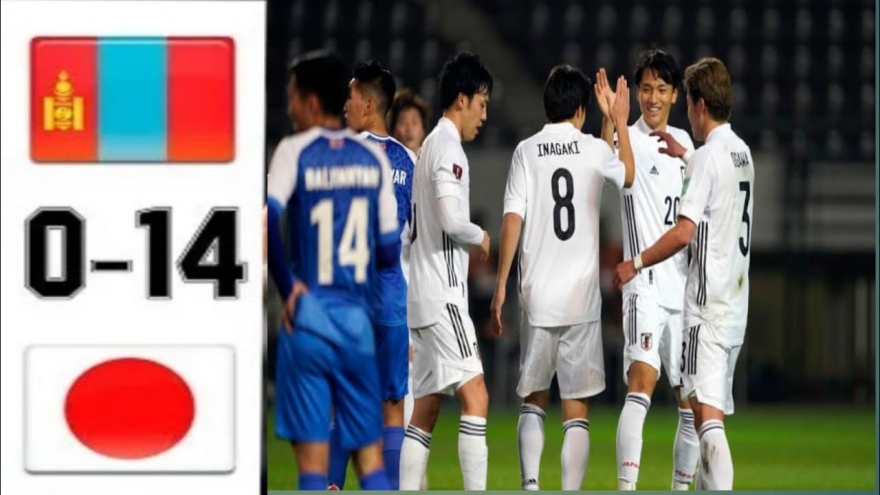 BXH vòng loại World Cup 2022 khu vực châu Á: Nhật Bản tiến gần vé vào vòng 3