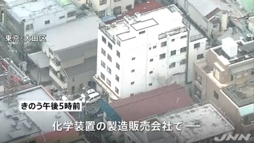 Nổ nhà máy thiết bị hóa chất ở Nhật Bản, 1 người chết, 1 người bị thương