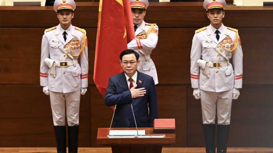 Video: Lễ tuyên thệ nhậm chức của tân Chủ tịch Quốc hội Vương Đình Huệ 