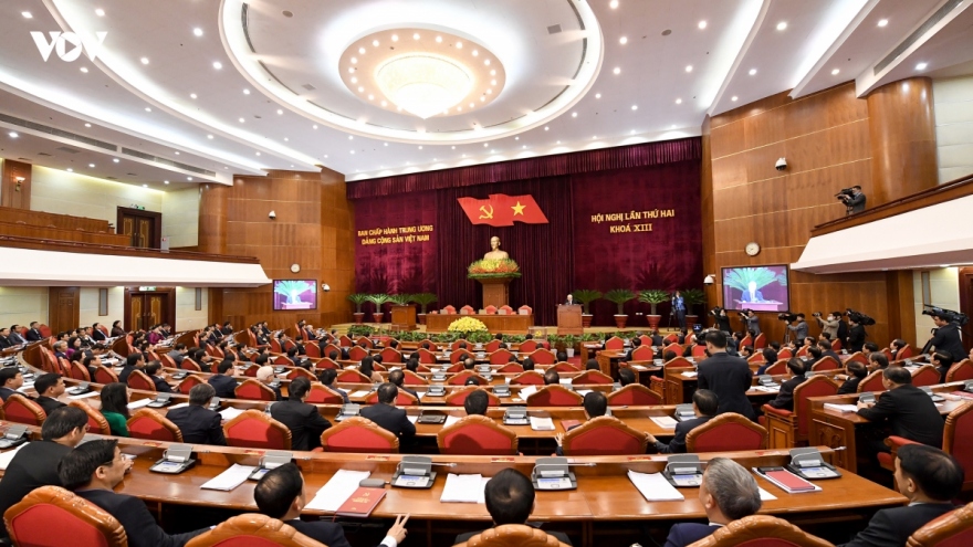 Closing ceremony of Party Central Committee’s second plenum