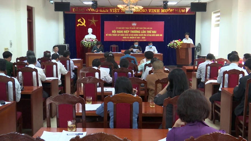 Lào Cai thông qua danh sách sơ bộ 12 người ứng cử Đại biểu Quốc hội