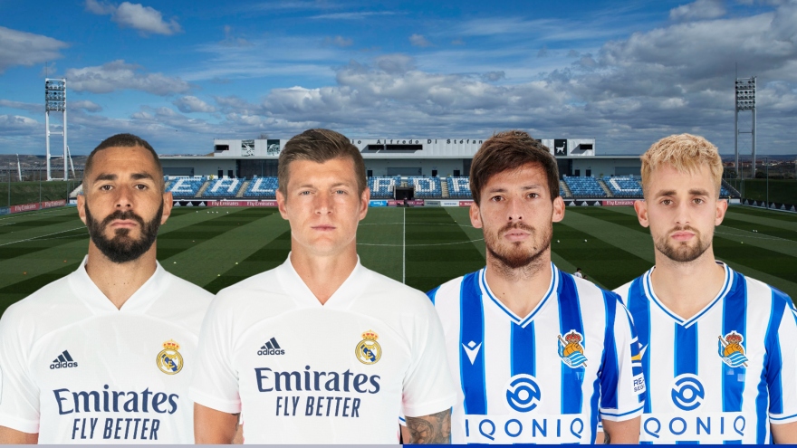 Dự đoán tỷ số, đội hình xuất phát trận Real Madrid - Sociedad