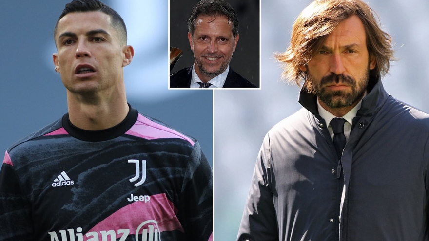 Giám đốc Juventus tuyên bố giữ chân Ronaldo và HLV Pirlo