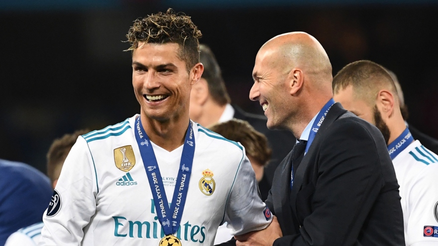 Zidane nói lời đường mật trước khả năng Ronaldo trở lại Real Madrid