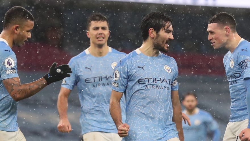 Ngoại hạng Anh: Man City có thể phá kỷ lục vô địch sớm của Liverpool