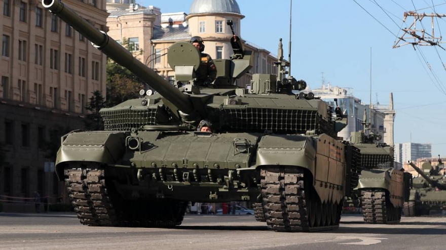 Quân đội Nga nhận xe tăng chiến đấu chủ lực T-90 phiên bản năng cấp