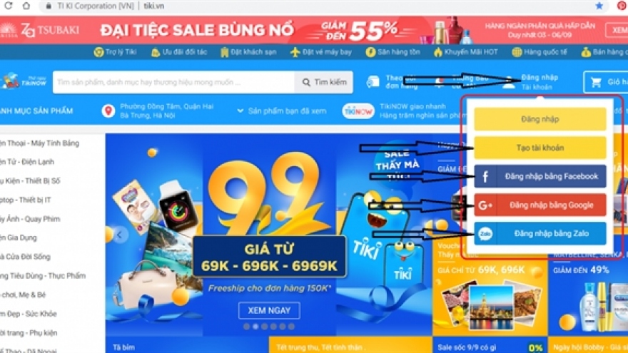 Vietnamese companies listed in top 10 most visited e-commerce websites in SEA