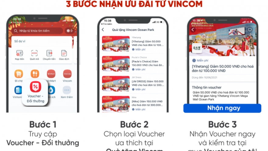 Vincom “chơi lớn” tung ra hàng triệu voucher với tổng giá trị tới gần 80 tỷ đồng