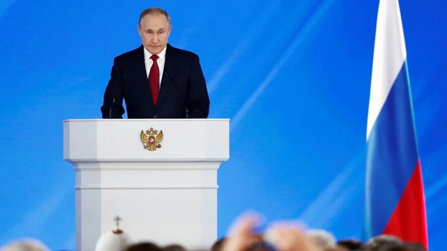 Hôm nay, Tổng thống Nga V.Putin đọc thông điệp liên bang năm 2021